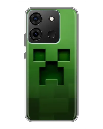 Чехол для Infinix Smart 7 с картинкой «Крипер микро-дизайн» Чехол для Infinix Smart 7 с картинкой «Крипер микро-дизайн»