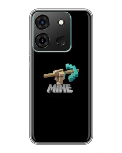 Чехол для Infinix Smart 7 с картинкой «Алмазная кирка» Чехол для Infinix Smart 7 с картинкой «Алмазная кирка»