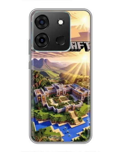 Чехол для Infinix Smart 7 с картинкой «Minecraft панорама» Чехол для Infinix Smart 7 с картинкой «Minecraft панорама»