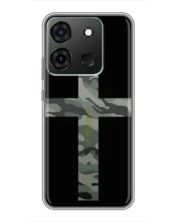 Чехол для Infinix Smart 7 с картинкой «Милитари Крест»