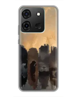Чехол для Infinix Smart 7 с картинкой «Дорога к вере»