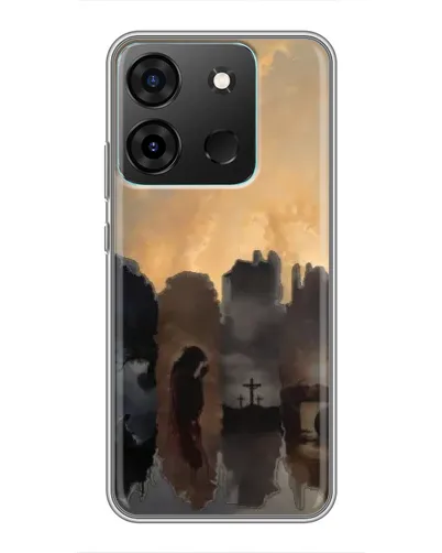 Чехол для Infinix Smart 7 с картинкой «Дорога к вере»