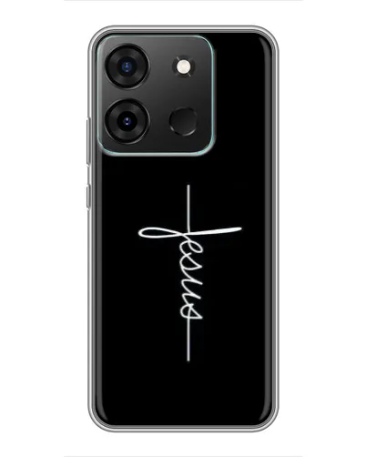 Чехол для Infinix Smart 7 с картинкой «Тонкая линия веры»