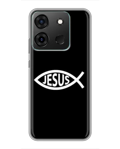 Чехол для Infinix Smart 7 с картинкой «Классический Jesus»