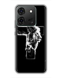 Чехол для Infinix Smart 7 с картинкой «Сияющий крест Jesus» Чехол для Infinix Smart 7 с картинкой «Сияющий крест Jesus»