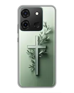 Чехол для Infinix Smart 7 с картинкой «Оливковая ветвь» Чехол для Infinix Smart 7 с картинкой «Оливковая ветвь»