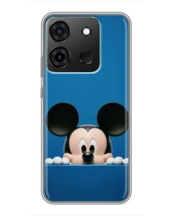Чохол для Infinix Smart 7 з картинкою «Міккі виглядає»