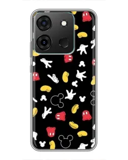 Чохол для Infinix Smart 7 з картинкою «Графічний принт лапок»