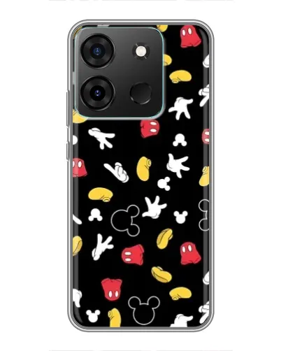 Чохол для Infinix Smart 7 з картинкою «Графічний принт лапок»