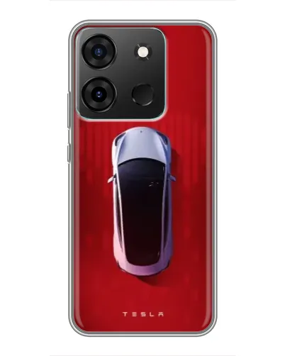 Чохол для Infinix Smart 7 з картинкою «Tesla Top View»