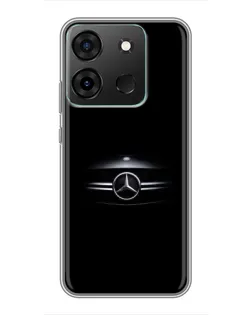 Чохол для Infinix Smart 7 з картинкою «Mercedes — абстрактні лінії»