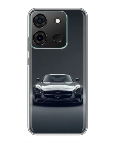 Чехол для Infinix Smart 7 с картинкой «Mercedes на черном» Чехол для Infinix Smart 7 с картинкой «Mercedes на черном»