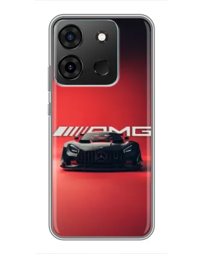 Чехол для Infinix Smart 7 с картинкой «Mercedes AMG — красная линия» Чехол для Infinix Smart 7 с картинкой «Mercedes AMG — красная линия»