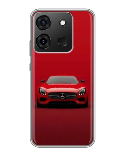 Чехол для Infinix Smart 7 с картинкой «Красный Mercedes AMG» Чехол для Infinix Smart 7 с картинкой «Красный Mercedes AMG»