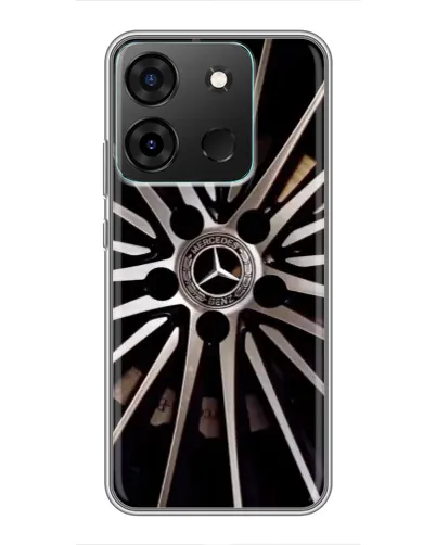 Чехол для Infinix Smart 7 с картинкой «Диск Mercedes» Чехол для Infinix Smart 7 с картинкой «Диск Mercedes»