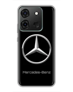 Чехол для Infinix Smart 7 с картинкой «Mercedes Silver Logo»