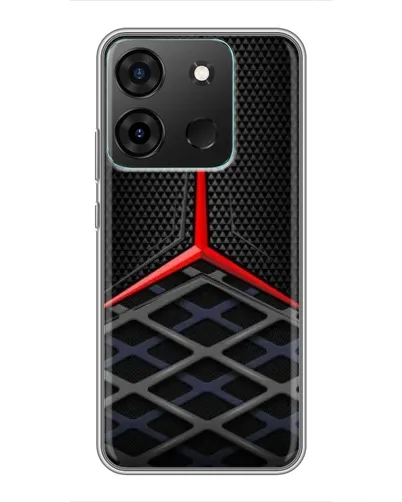 Чехол для Infinix Smart 7 с картинкой «Mercedes Carbon Grid» Чехол для Infinix Smart 7 с картинкой «Mercedes Carbon Grid»