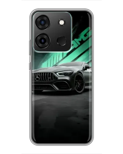 Чехол для Infinix Smart 7 с картинкой «Темный Mercedes AMG» Чехол для Infinix Smart 7 с картинкой «Темный Mercedes AMG»