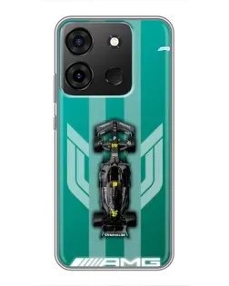 Чехол для Infinix Smart 7 с картинкой «Mercedes AMG Petronas»