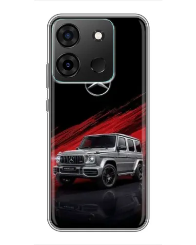 Чехол для Infinix Smart 7 с картинкой «Mercedes G-Class красный» Чехол для Infinix Smart 7 с картинкой «Mercedes G-Class красный»