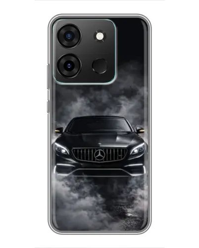Чехол для Infinix Smart 7 с картинкой «Mercedes в дыму» Чехол для Infinix Smart 7 с картинкой «Mercedes в дыму»
