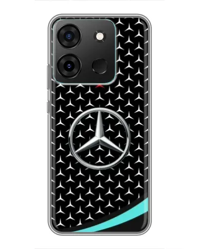 Чехол для Infinix Smart 7 с картинкой «Mercedes — бирюзовый акцент» Чехол для Infinix Smart 7 с картинкой «Mercedes — бирюзовый акцент»