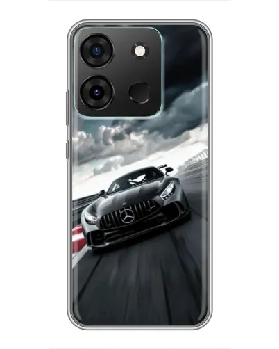 Чехол для Infinix Smart 7 с картинкой «Гоночный Mercedes AMG» Чехол для Infinix Smart 7 с картинкой «Гоночный Mercedes AMG»