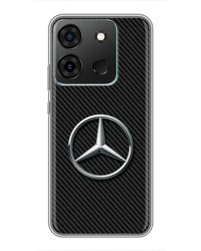 Чехол для Infinix Smart 7 с картинкой «Карбоновый Mercedes стиль» Чехол для Infinix Smart 7 с картинкой «Карбоновый Mercedes стиль»