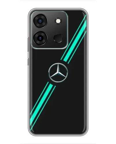 Чехол для Infinix Smart 7 с картинкой «Спортивные линии Mercedes» Чехол для Infinix Smart 7 с картинкой «Спортивные линии Mercedes»