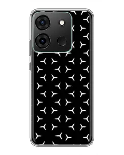Чехол для Infinix Smart 7 с картинкой «Mercedes паттерн звезд» Чехол для Infinix Smart 7 с картинкой «Mercedes паттерн звезд»