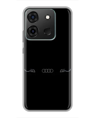 Чехол для Infinix Smart 7 с картинкой «Audi — световой подпись»