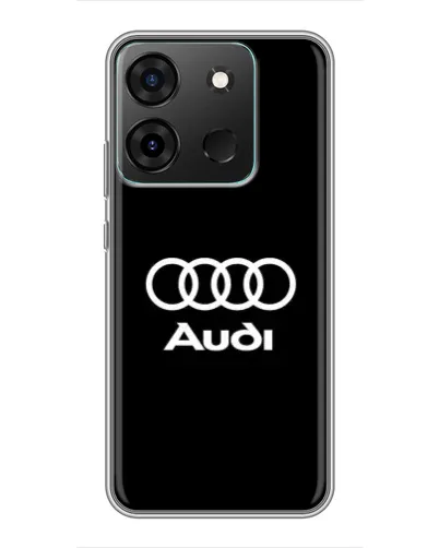 Чехол для Infinix Smart 7 с картинкой «Классическое лого Audi»