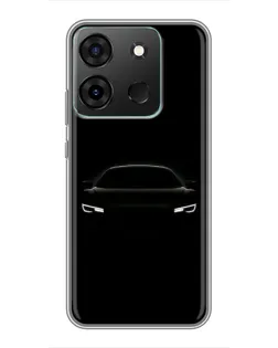 Чохол для Infinix Smart 7 з картинкою «Погляд Audi у темряві»