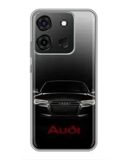 Чохол для Infinix Smart 7 з картинкою «Audi — градієнтний контур»