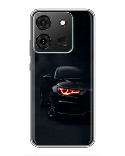 Чехол для Infinix Smart 7 с картинкой «Audi — хищный взгляд»