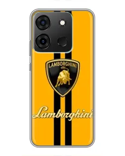 Чохол для Infinix Smart 7 з картинкою «Lamborghini Stripe жовтий» Чохол для Infinix Smart 7 з картинкою «Lamborghini Stripe жовтий»