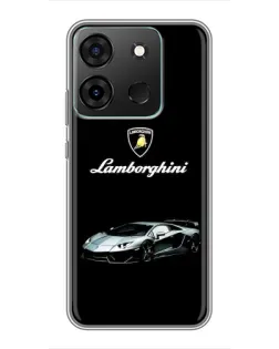 Чохол для Infinix Smart 7 з картинкою «Логотип Lamborghini класика»