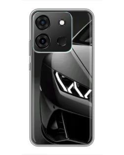 Чохол для Infinix Smart 7 з картинкою «Lamborghini фари деталізація»