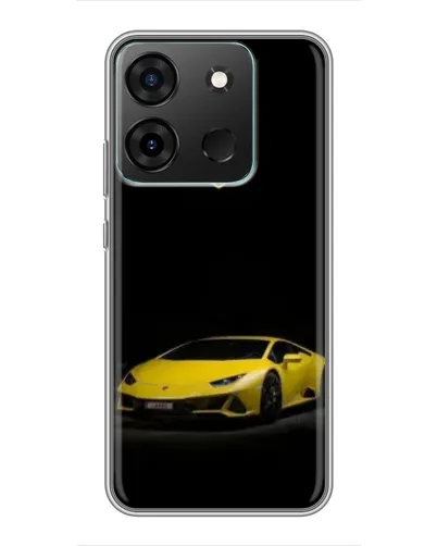 Чохол для Infinix Smart 7 з картинкою «Lamborghini жовтий акцент» Чохол для Infinix Smart 7 з картинкою «Lamborghini жовтий акцент»