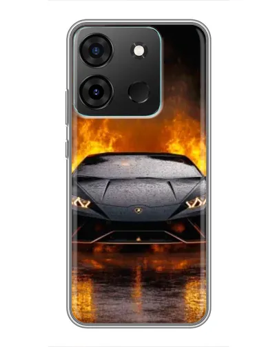 Чохол для Infinix Smart 7 з картинкою «Lamborghini у вогні» Чохол для Infinix Smart 7 з картинкою «Lamborghini у вогні»