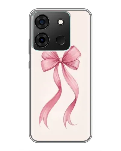 Чохол для Infinix Smart 7 з картинкою «Рожевий бант»