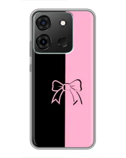 Чохол для Infinix Smart 7 з картинкою «Половинки банту»