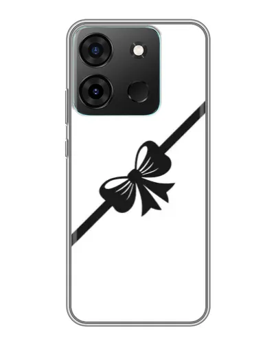Чохол для Infinix Smart 7 з картинкою «Діагональний бант»