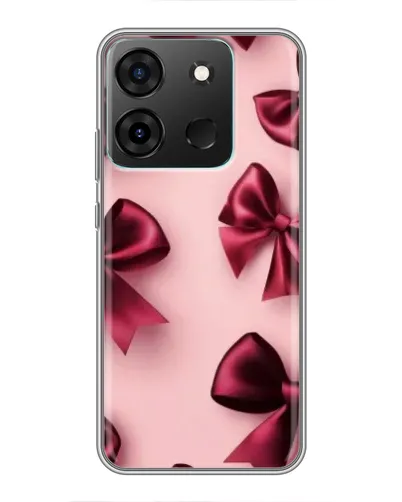 Чохол для Infinix Smart 7 з картинкою «Бордовий атлас»