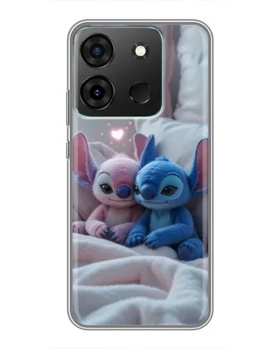 Чехол для Infinix Smart 7 с картинкой «Плюшевые Стич Ангел» Чехол для Infinix Smart 7 с картинкой «Плюшевые Стич Ангел»