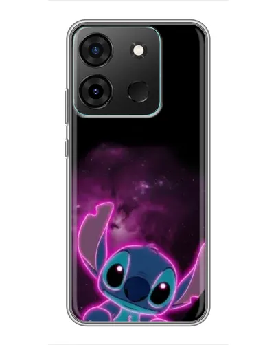 Чехол для Infinix Smart 7 с картинкой «Неоновый Stitch» Чехол для Infinix Smart 7 с картинкой «Неоновый Stitch»