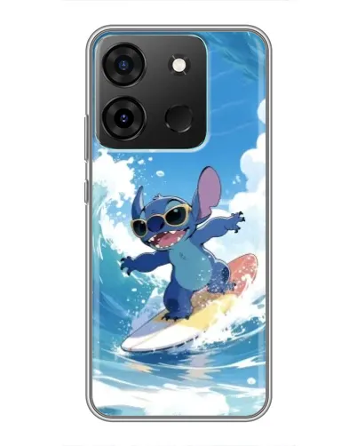 Чехол для Infinix Smart 7 с картинкой «Стич на волне» Чехол для Infinix Smart 7 с картинкой «Стич на волне»
