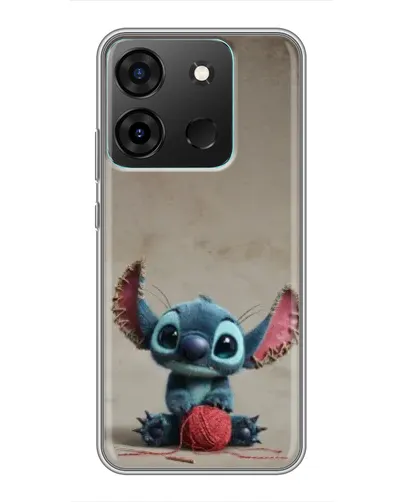 Чехол для Infinix Smart 7 с картинкой «Стич на коричневом фоне» Чехол для Infinix Smart 7 с картинкой «Стич на коричневом фоне»