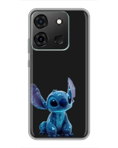 Чехол для Infinix Smart 7 с картинкой «Стич на черном» Чехол для Infinix Smart 7 с картинкой «Стич на черном»