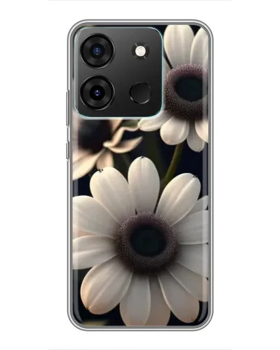 Чехол для Infinix Smart 7 с картинкой «Белые маргаритки макро» Чехол для Infinix Smart 7 с картинкой «Белые маргаритки макро»